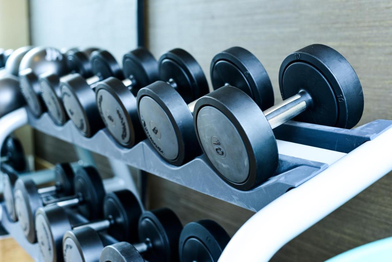 杜塞尔多夫凯悦酒店 外观 照片 Dumbbells on a rack